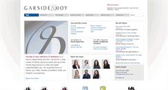 Desktop Screenshot of garsideandhoy.co.uk